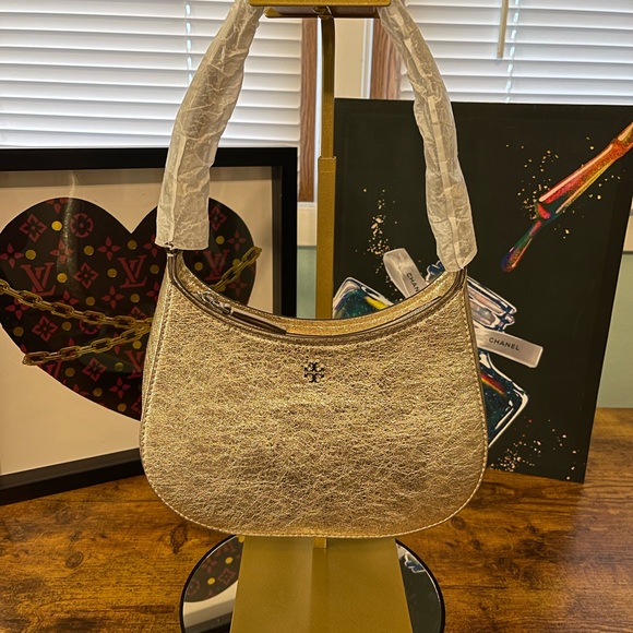 TORY BURCH White Gold Women's Bag NWT - Picture 1 of 13